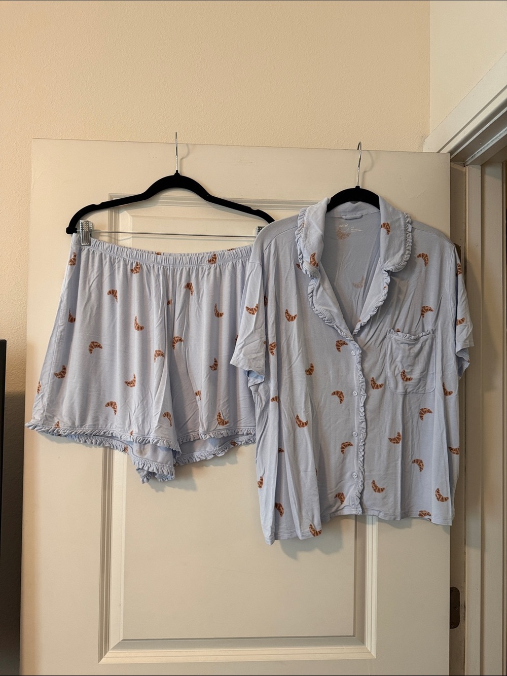 aerie Croissant Pajama Set